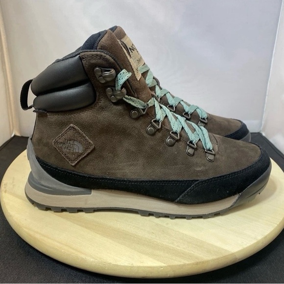 North Face Men Back To Berkeley IV Leather Waterproof Brown Hiking Boots 10.5 - Picture 3 of 10